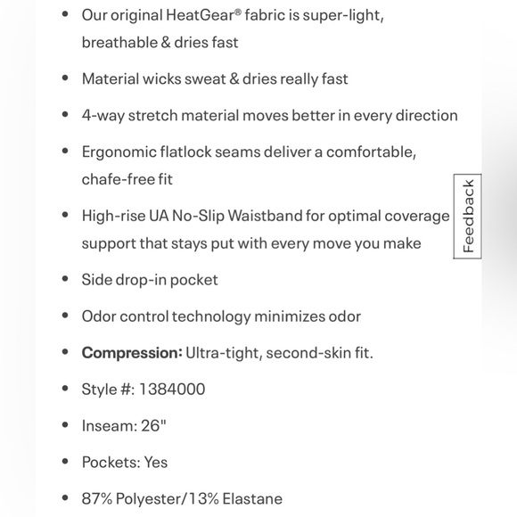 UNDER ARMOUR ATHLETIC WEAR - Picture 7 of 7